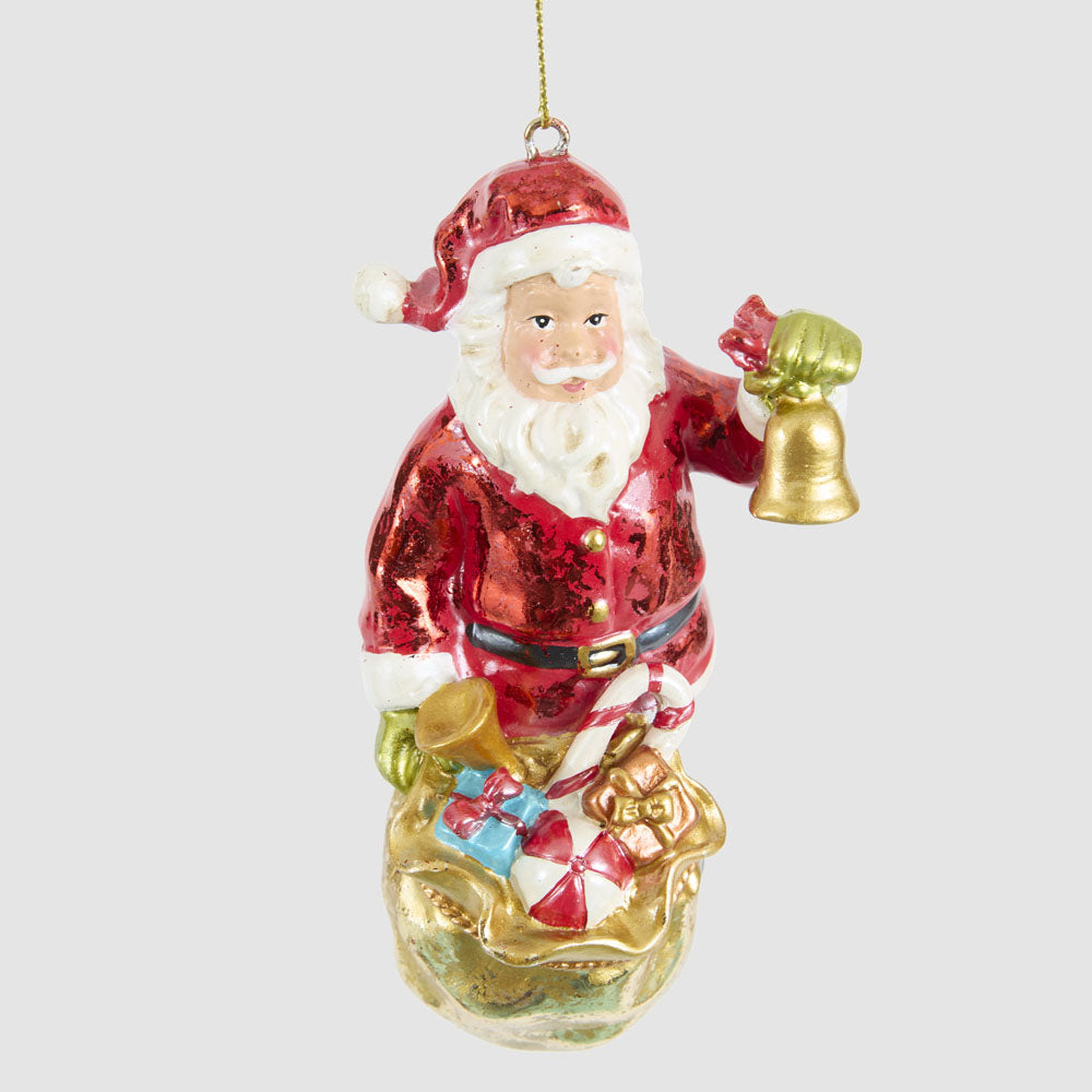Vinatge Santa with Toy sack Decor
