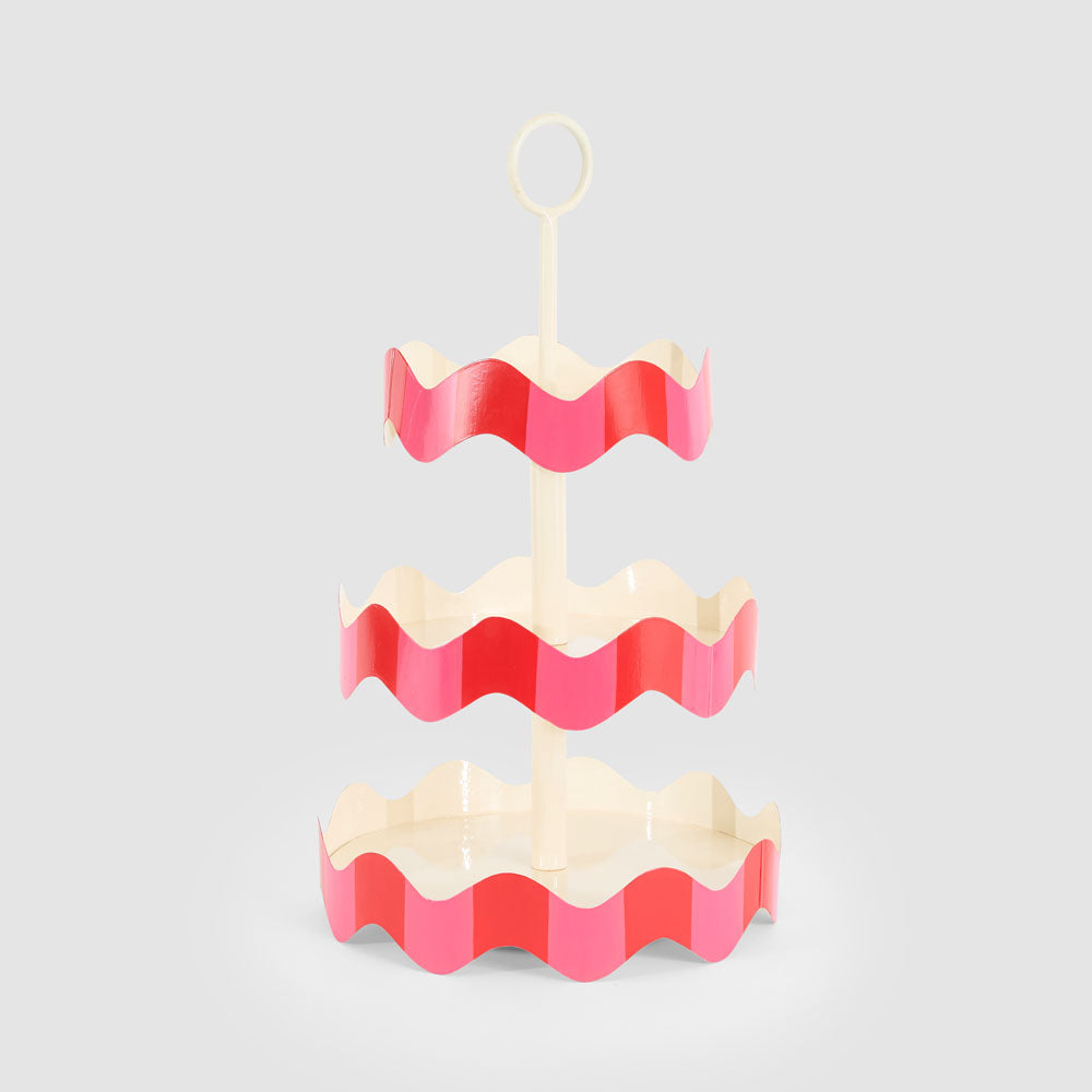 Ciao Bella 3 Tier Stand Red & Pink