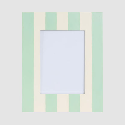Ciao Bella Photo Frame Green & White