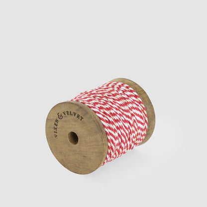 Candy Cane Golden Woven String 10m