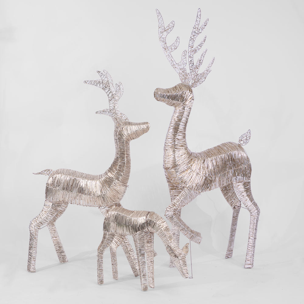 Wrapt Light Up Golden Reindeer Small