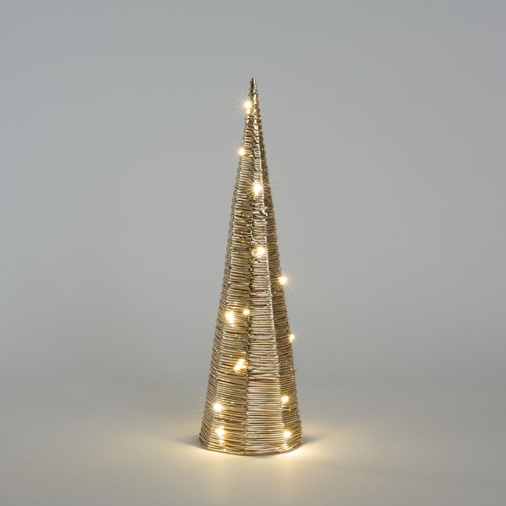 Wrapt Light Up Cone Tree Small