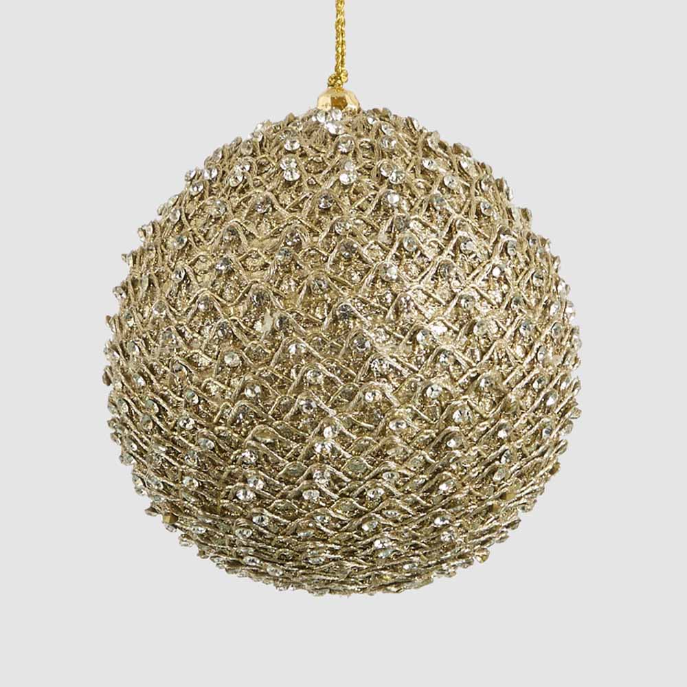 Diamante Bauble Gold
