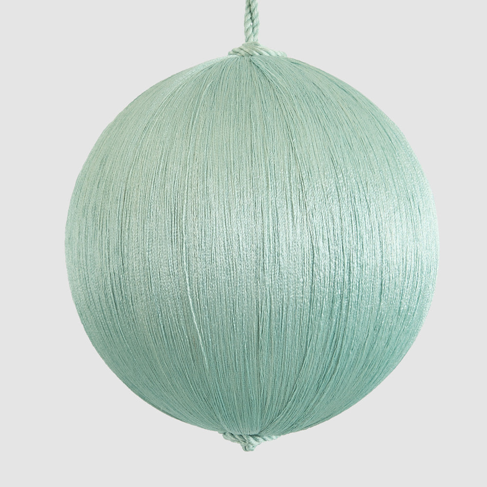 Silk Bauble Large Light Blue
