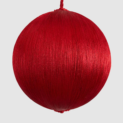 Silk Bauble Large Red