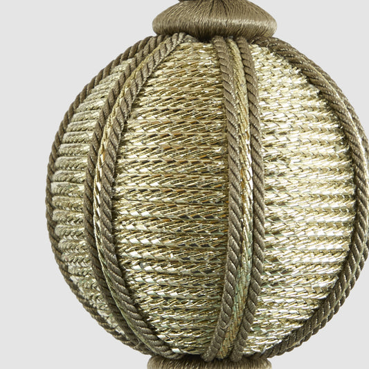 Silk and Rope Bauble Gold
