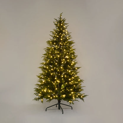 Soft-Touch Light Up Christmas Tree 210cm with 450 LED with Foot Pedal