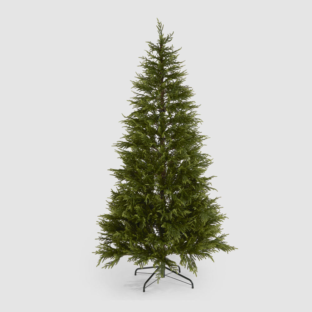 Soft-Touch Light Up Christmas Tree 240cm with 600 LED with Foot Pedal