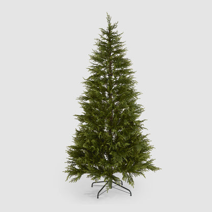 Soft-Touch Light Up Christmas Tree 240cm with 600 LED with Foot Pedal
