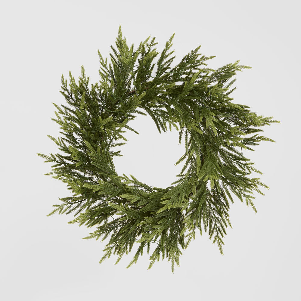 Soft-Touch Light Up Wreath 60cm