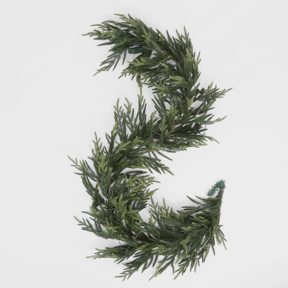 Soft-Touch Light Up Garland 180cm