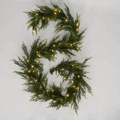 Soft-Touch Light Up Garland 270cm