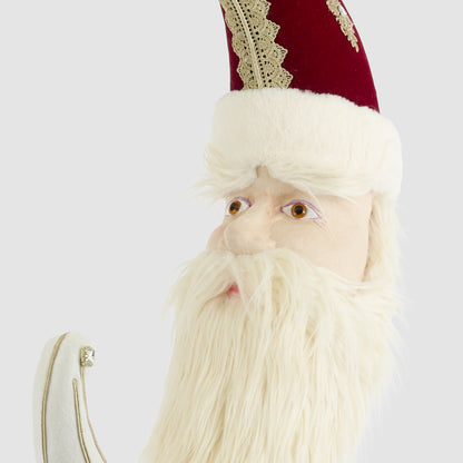 Santa Man in the Moon Decoration