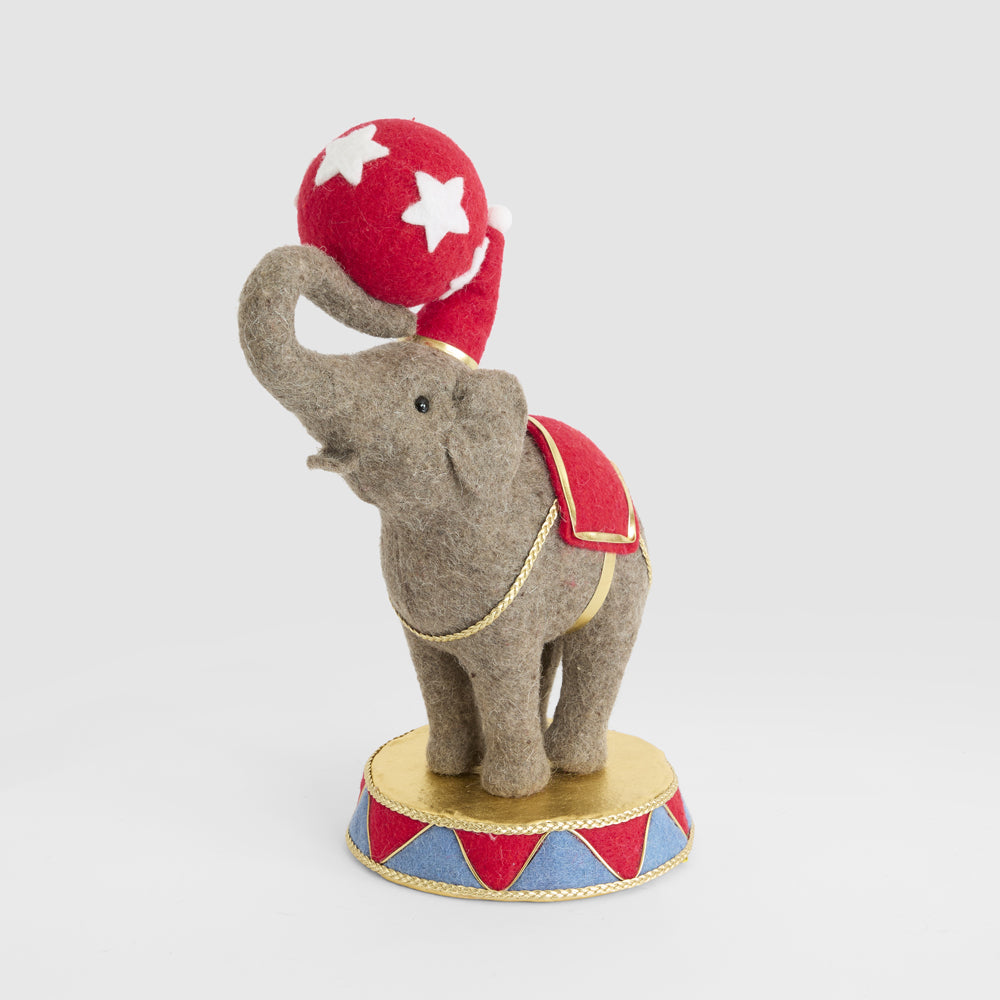 Carnival Balancing Elephant on Stand