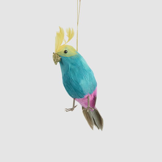Efina Hanging Budgie Teal