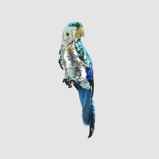 Donatella Sequin Parrot Blue