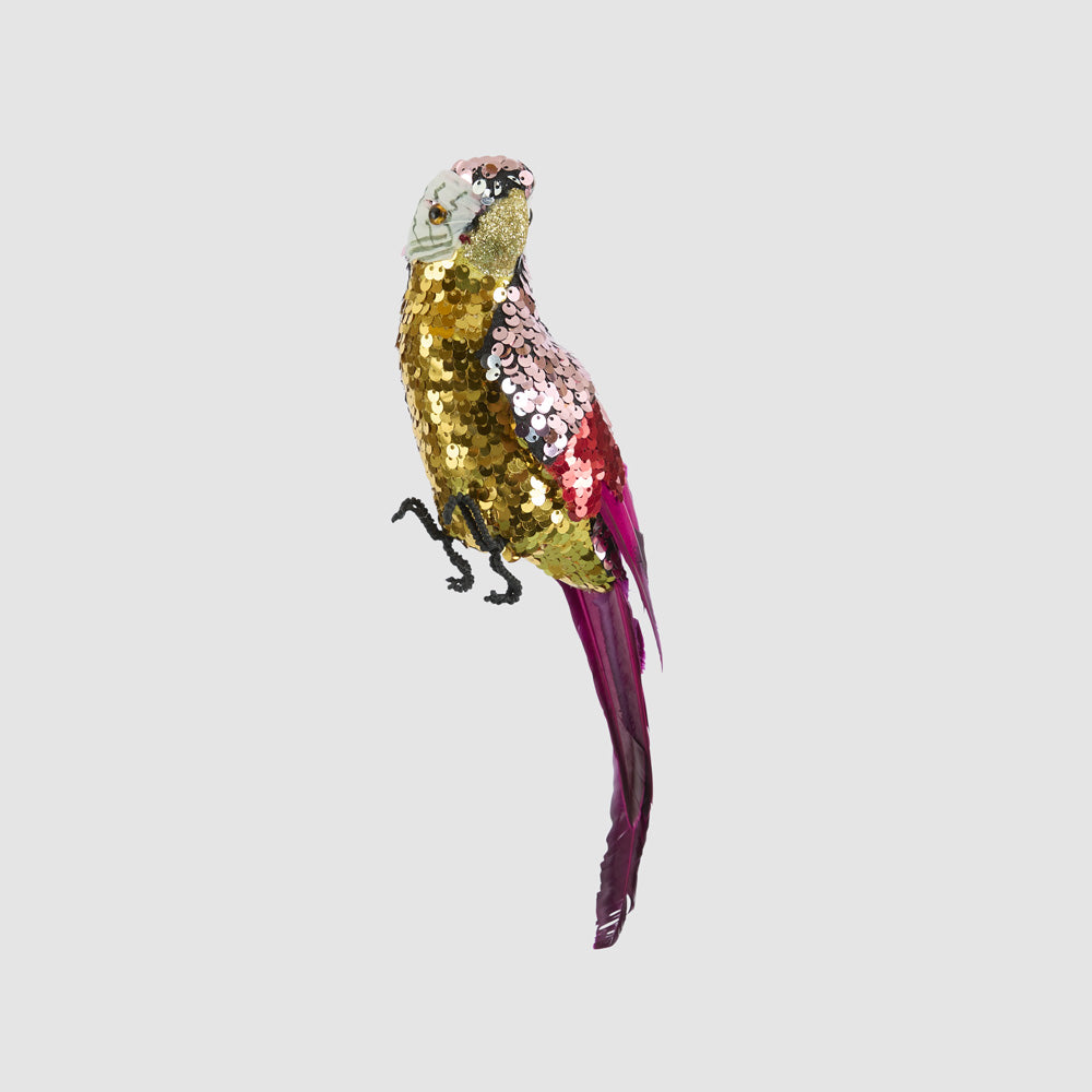 Donatella Sequin Parrot Pink
