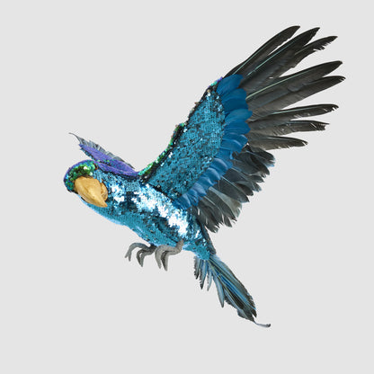 Amorina Sequin Flying Parrot Large