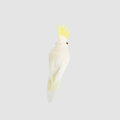 Mini Yellow Crested Cockatoo Hanging Bird