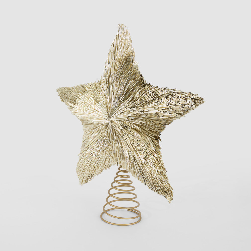 Starry Tree Topper Gold