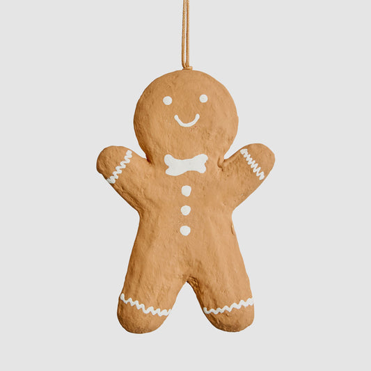 Mache Gingerbread Man Decoration