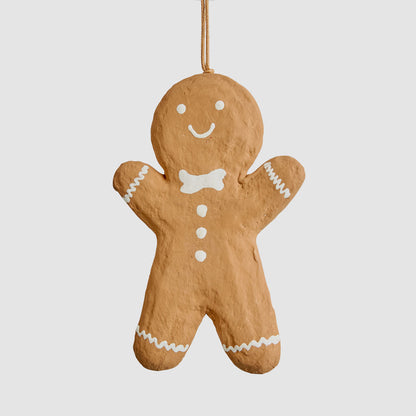 Mache Gingerbread Man Decoration