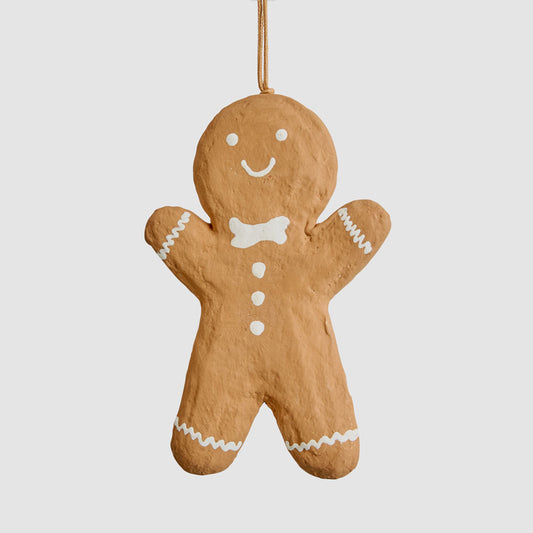 Mache Gingerbread Man Decoration