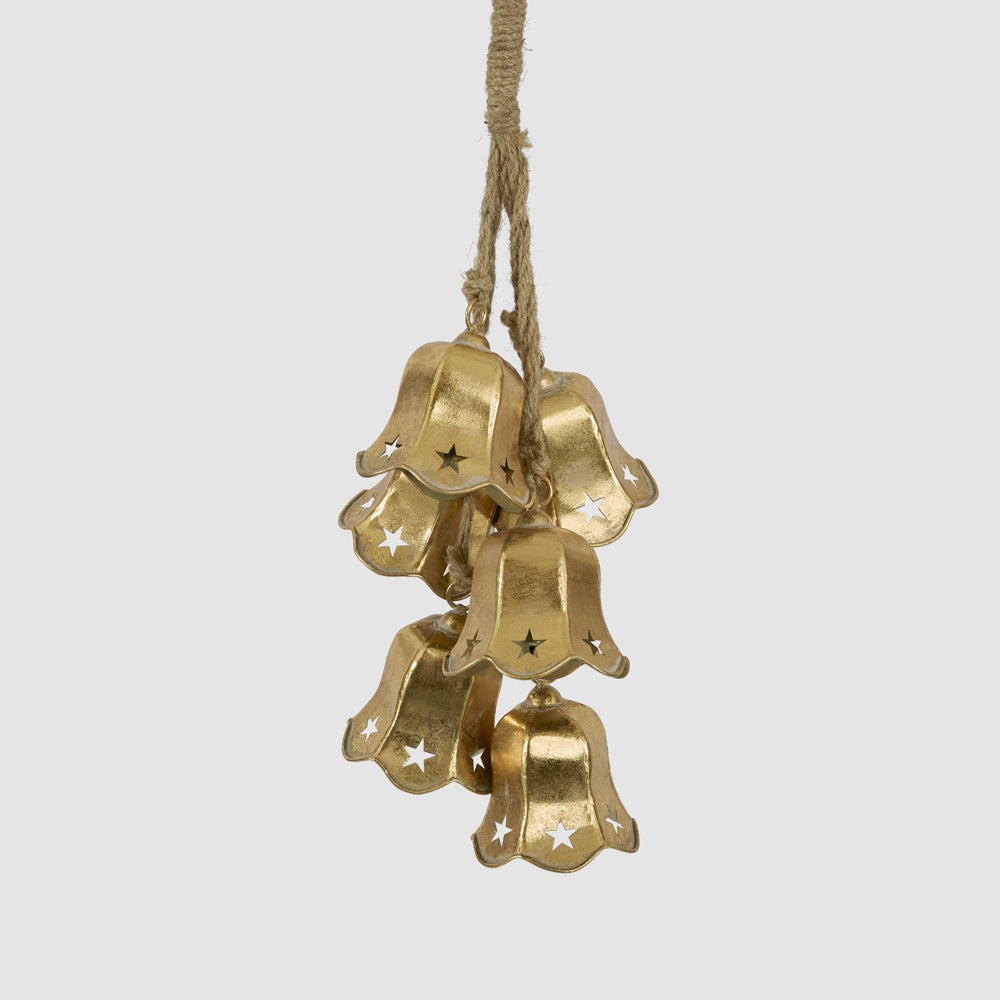 Golden Bloom Hanging Bell Bunch