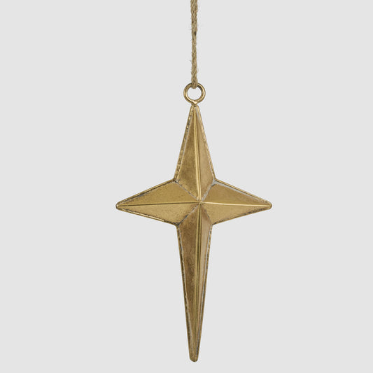 Golden Northern Star Decoration Small