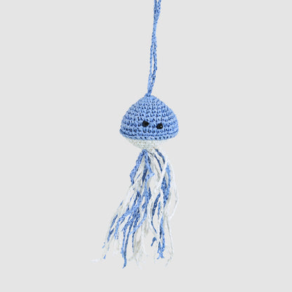 Handmade Jellyfish Decoration Blue & White