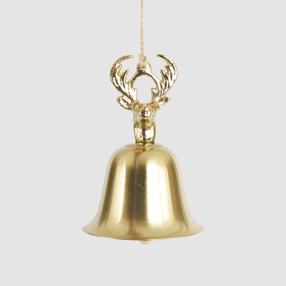 Deer Head Bell Tree Decoration