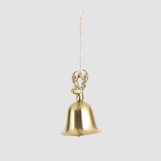 Deer Head Bell Tree Decoration