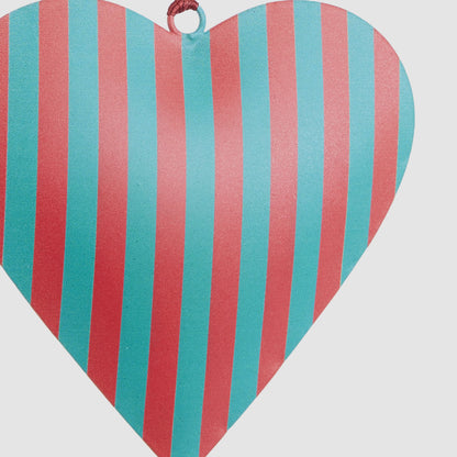 Noel Hand Painted Heart Tree Decoration