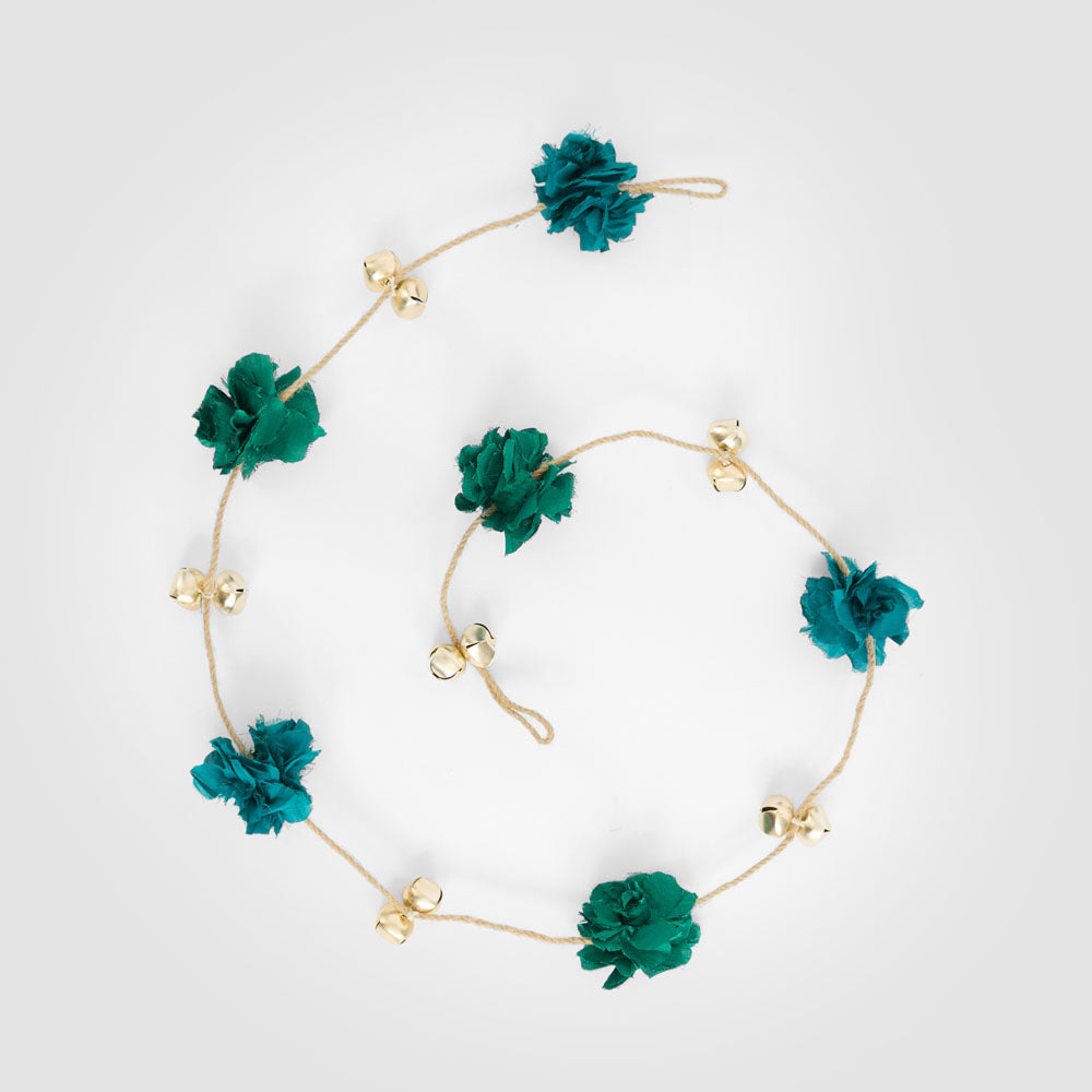 Fez Gold Bell and Flower Garland