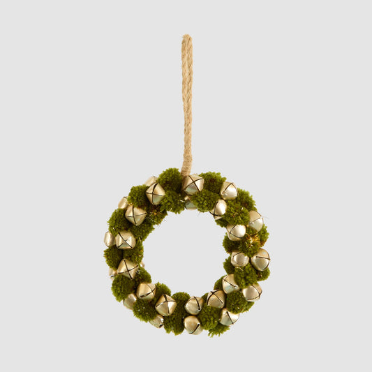 Grenier Pompom Mini Hanging Wreath