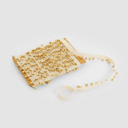 Tiny Bell Ribbon Gold