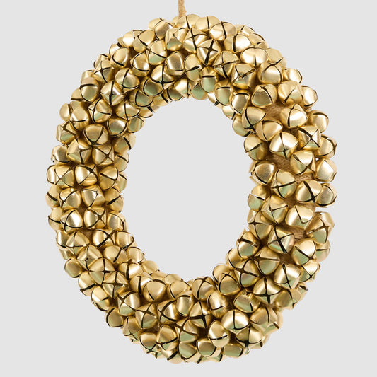 Gold Bell Wreath Large