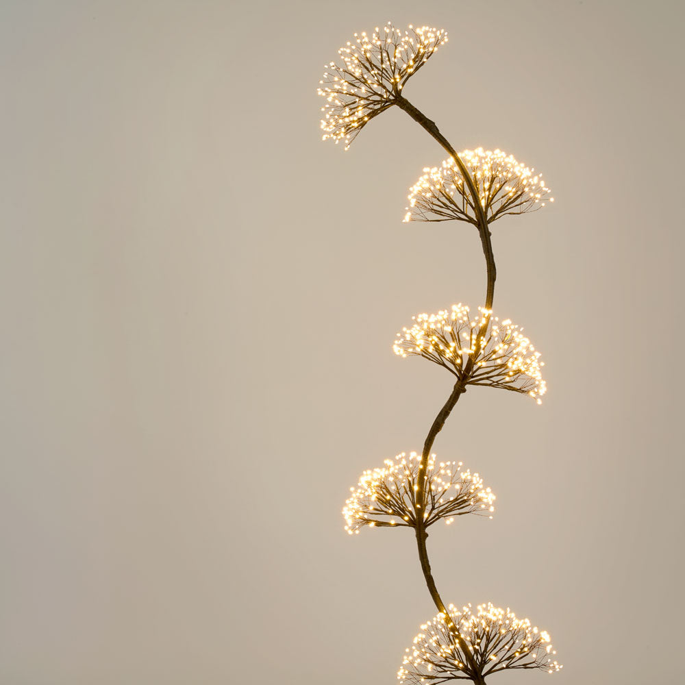 Fleur Lumière Multi Dandelion Light Up 150cm with with 1200 LED Warm White Lights