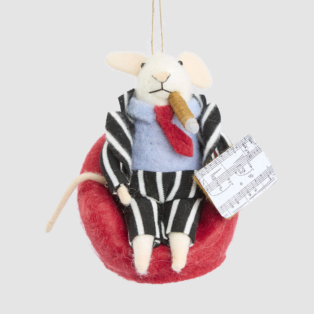 The Godmouse Hanging Felt Tree Decoration