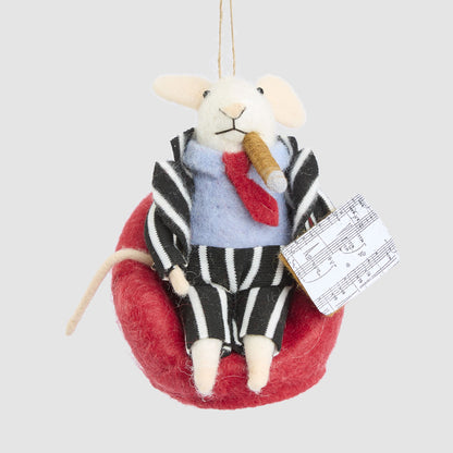 The Godmouse Hanging Felt Tree Decoration
