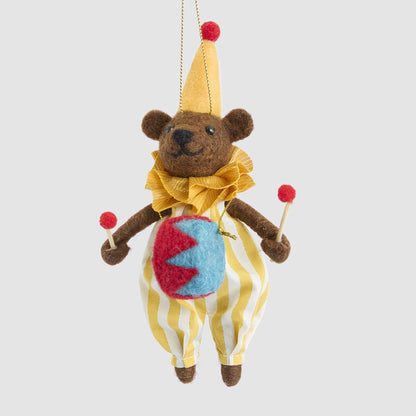 Drumroll Circus Bear Hanging Decoration