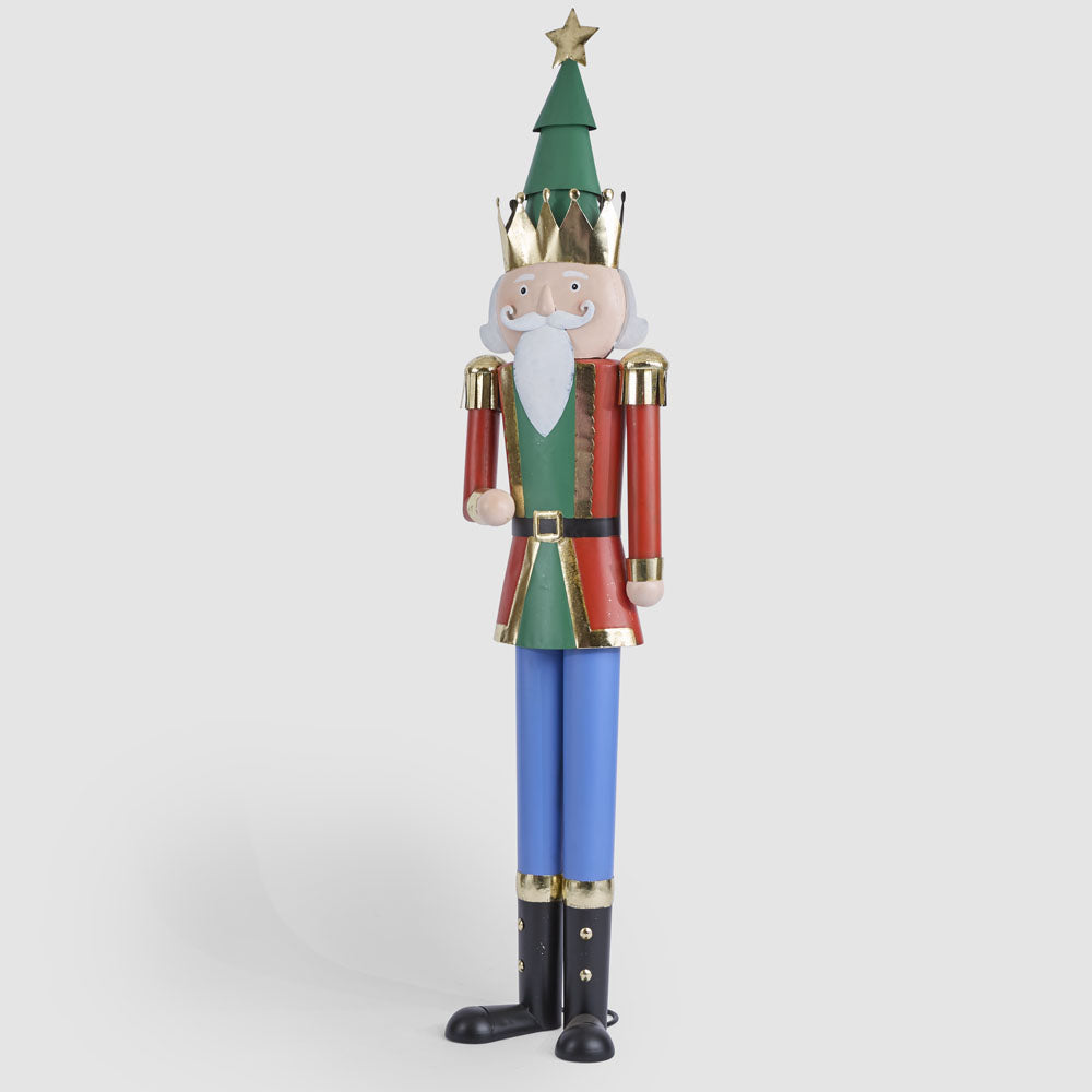 Antique Regal Nutcracker w. Festive Tree Crown