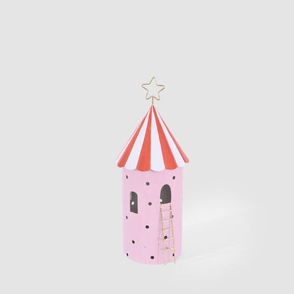 Carnival Tent Tall with LED Pink Small