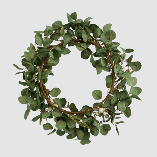 Eucalyptus White Berry Wreath