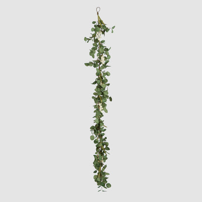 Eucalyptus White Berry Garland