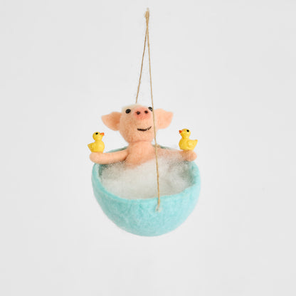 Babe Pampered Pig Hanging Decoration