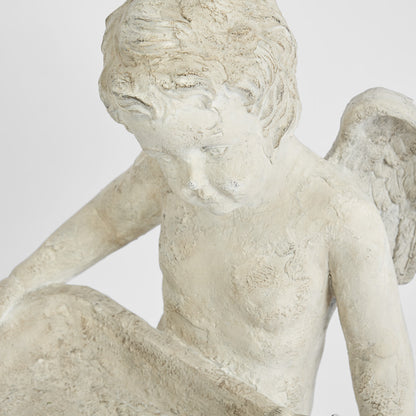 Cherub Statue Holding Bowl