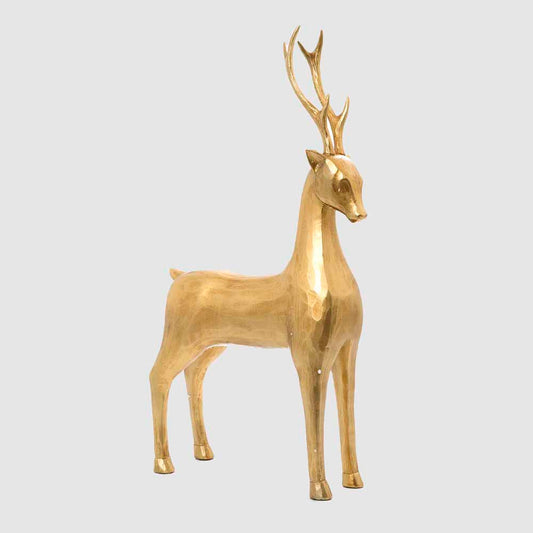 On Guard Golden Caribou Reindeer