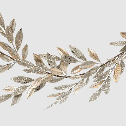 150cm Champ. Glitter Magnolia Garland
