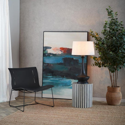 Peninsula Table Lamp Base Black- Base Only